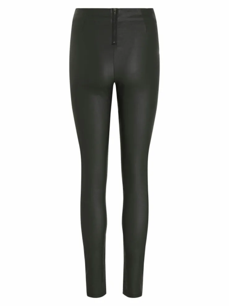 VILA Trousers & Leggings^MID WAIST COATED LEGGINGS