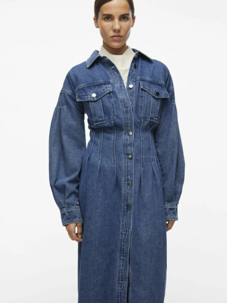 VILA Dresses^MIDI DENIM DRESS