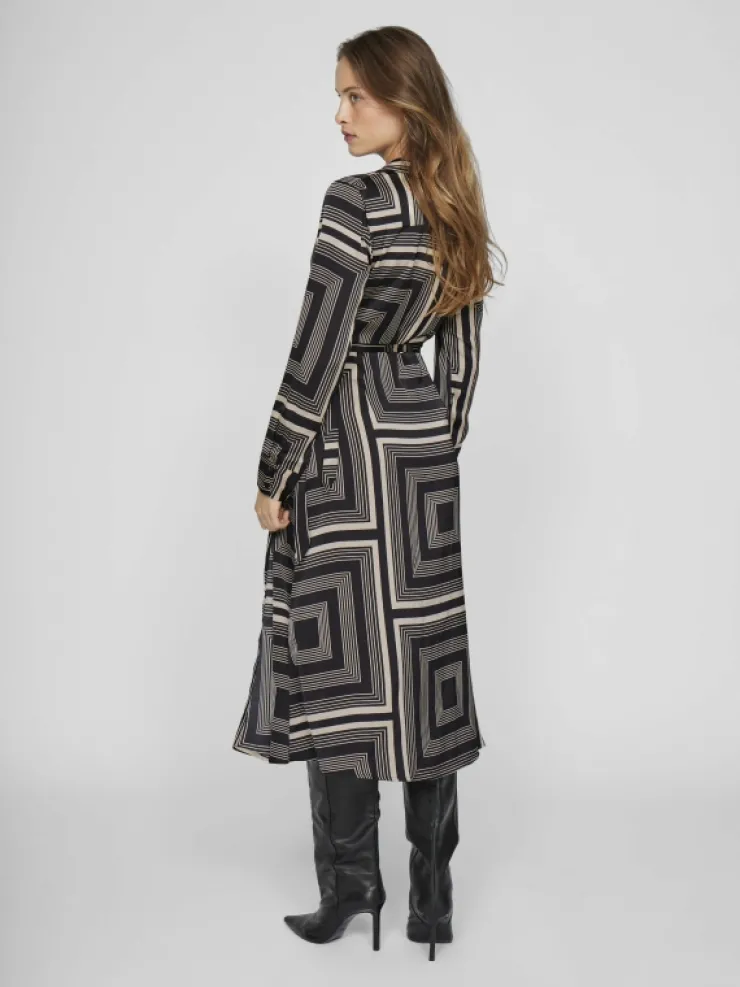 VILA Dresses^MIDI WRAP DRESS