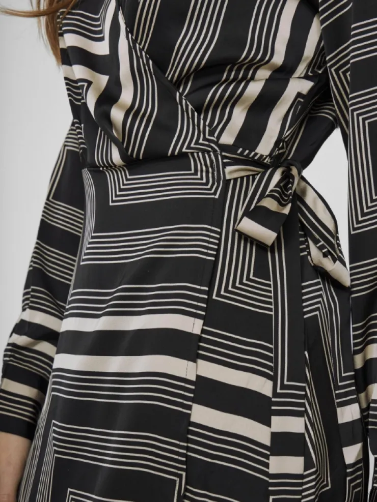 VILA Dresses^MIDI WRAP DRESS