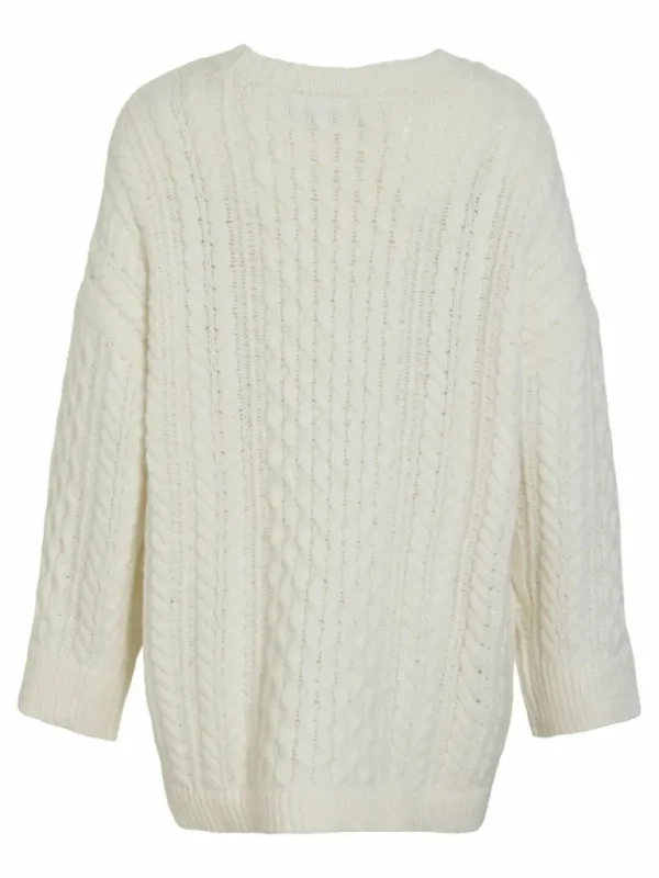 VILA Knitwear^OVERSIZED CABLE KNITTED PULLOVER