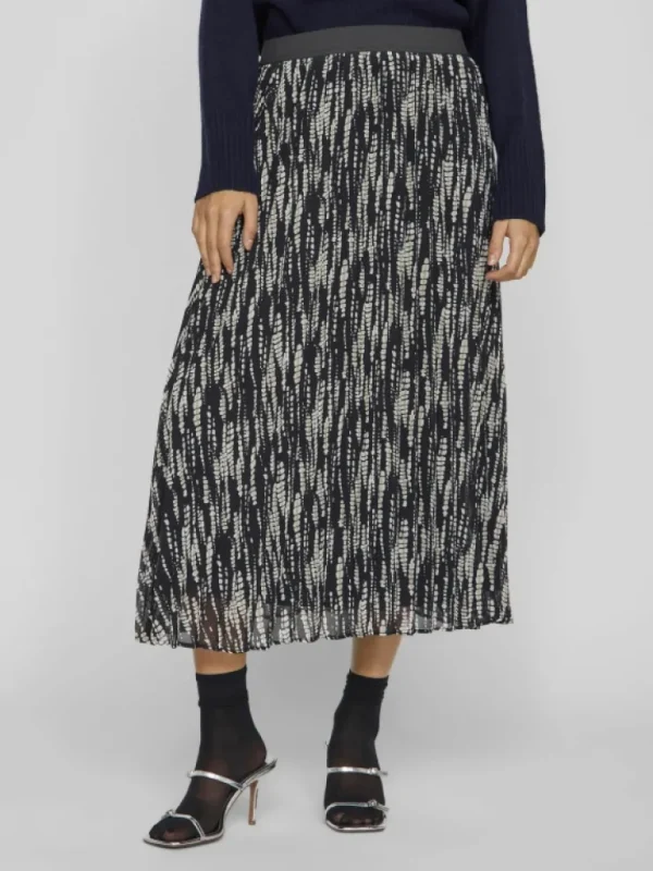 VILA Skirts^PLEATED MIDI SKIRT