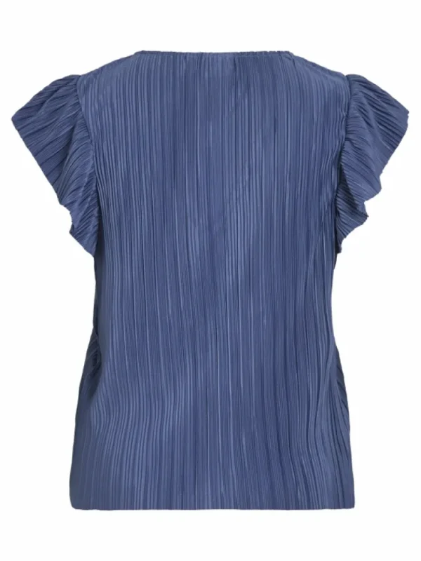 VILA Tops & T-shirts^PLEATED SHORT SLEEVED TOP