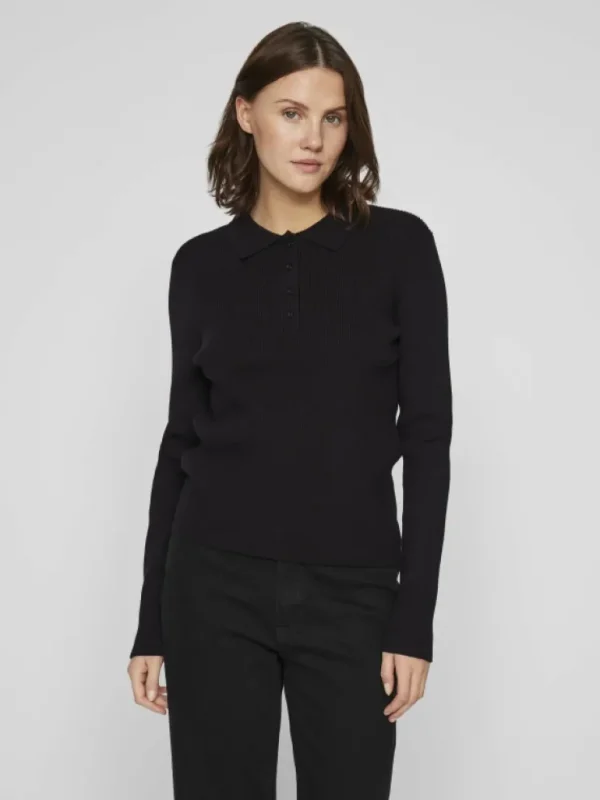 VILA Knitwear^POLO KNITTED PULLOVER