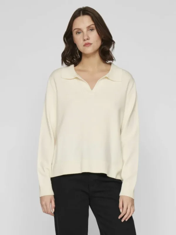 VILA Knitwear^POLO KNITTED PULLOVER