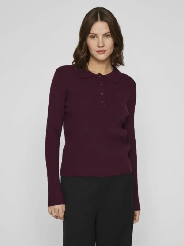 VILA Knitwear^POLO KNITTED PULLOVER