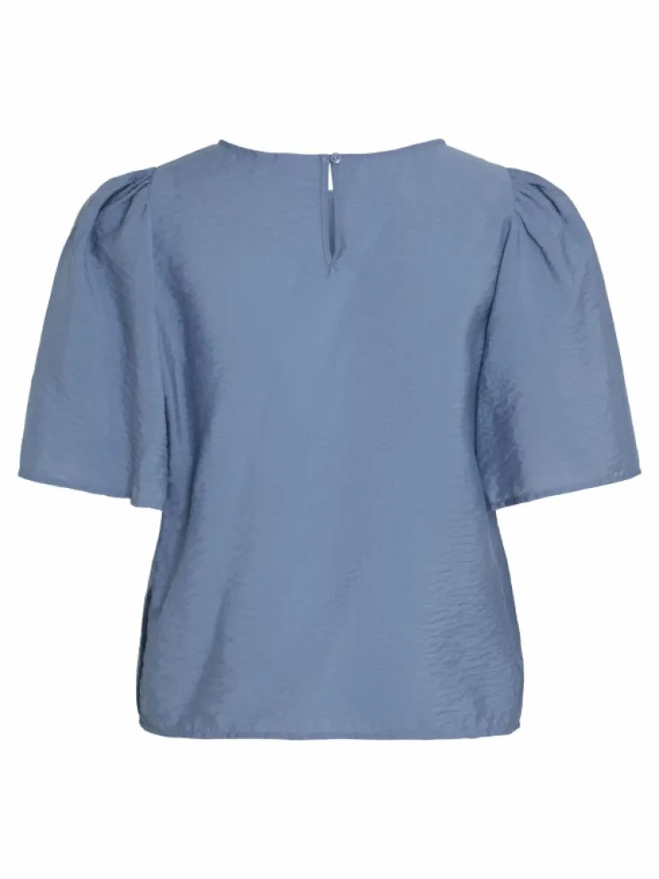 VILA Tops & T-shirts^PUFF SHOULDER SHORT SLEEVED TOP