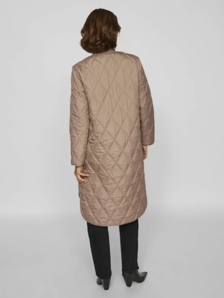 VILA Jackets & Coats^QUILTED ZIPPER COAT