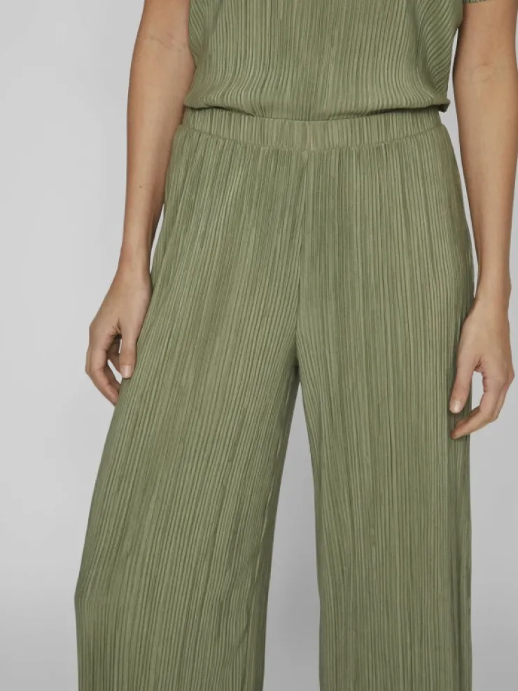 VILA Trousers & Leggings^RIBBED WIDE-LEG TROUSERS