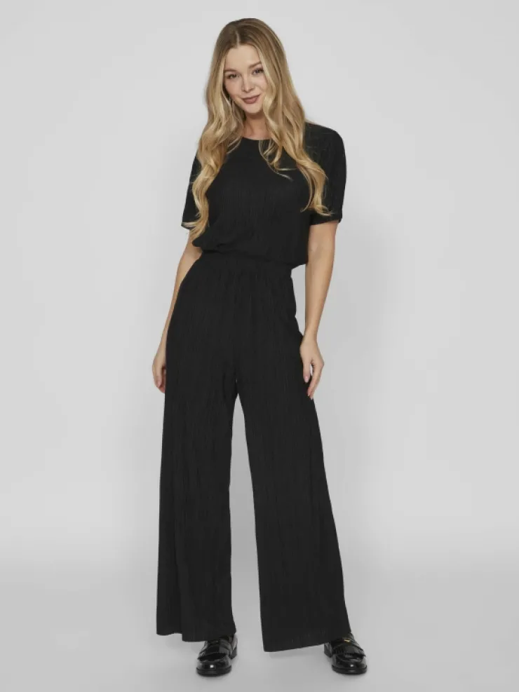 VILA Trousers & Leggings^RIBBED WIDE-LEG TROUSERS