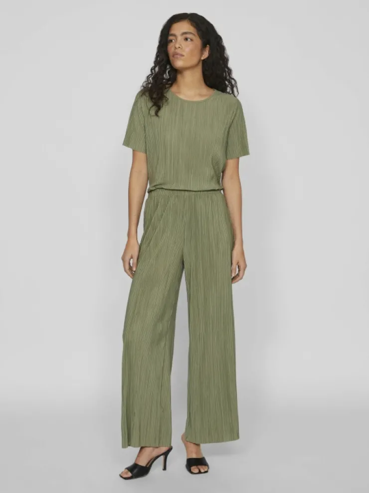 VILA Trousers & Leggings^RIBBED WIDE-LEG TROUSERS