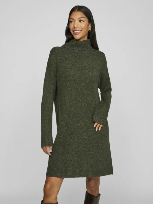 VILA Knitwear | Dresses^ROLL NECK KNITTED DRESS