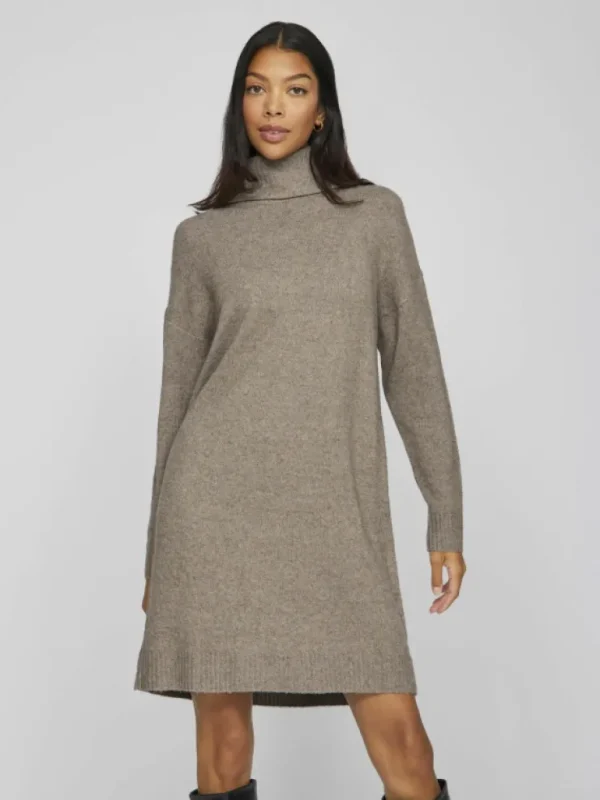 VILA Knitwear | Dresses^ROLL NECK KNITTED DRESS