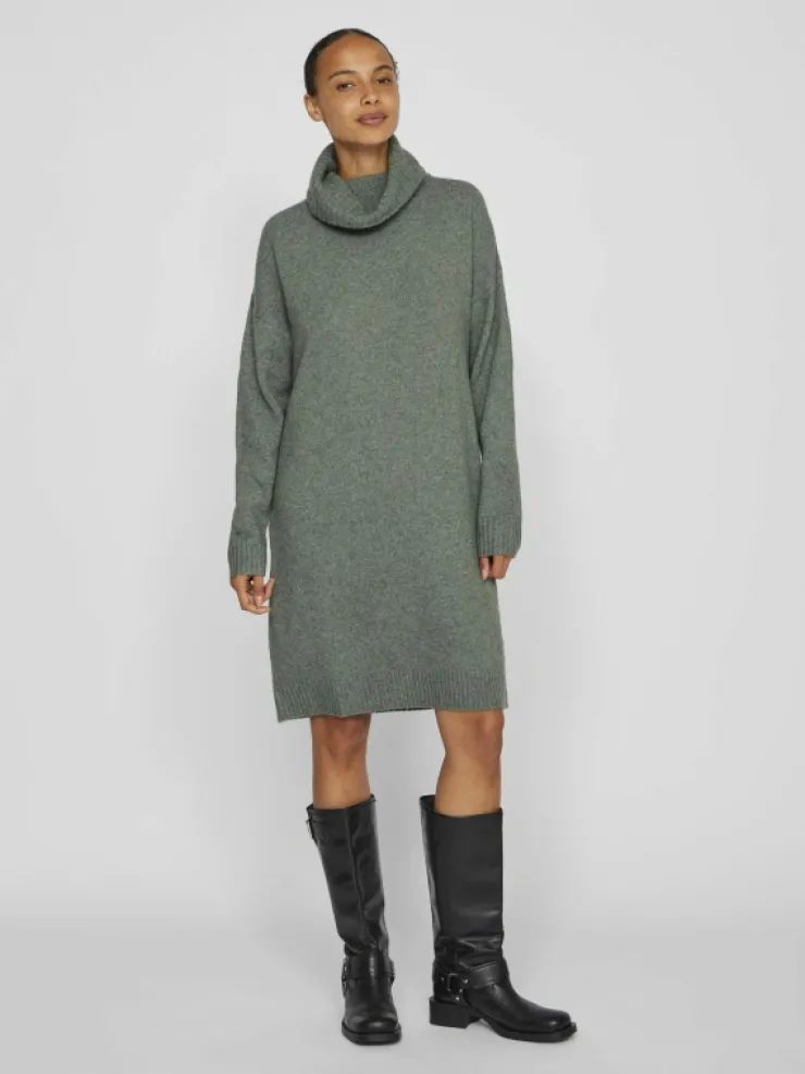 VILA Knitwear | Dresses^ROLL NECK KNITTED DRESS
