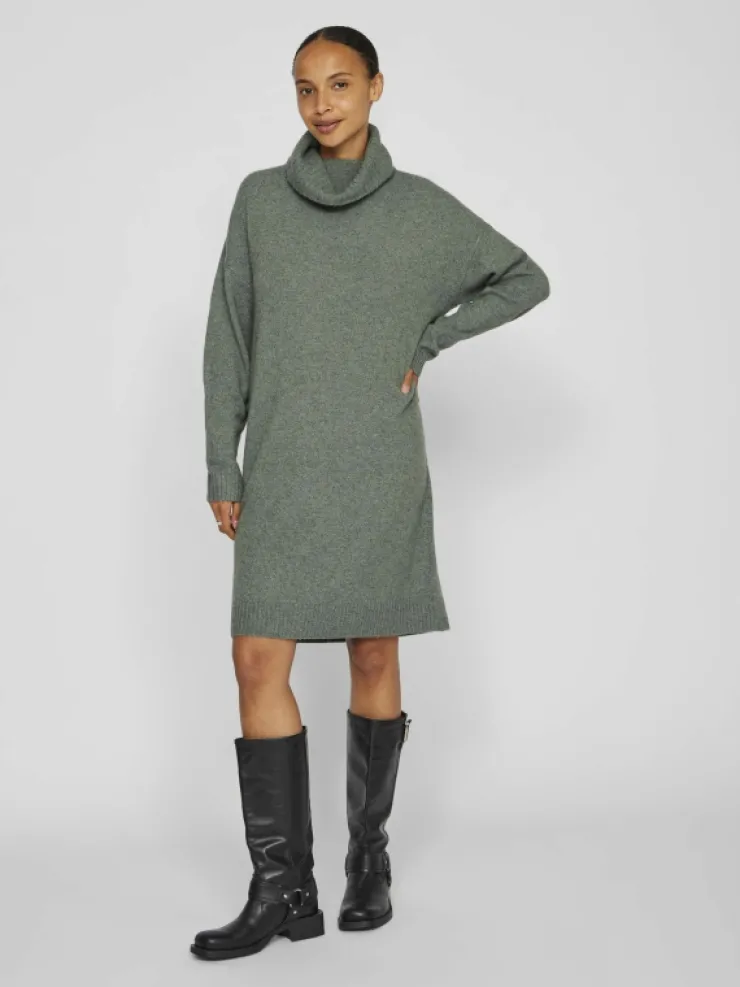 VILA Knitwear | Dresses^ROLL NECK KNITTED DRESS