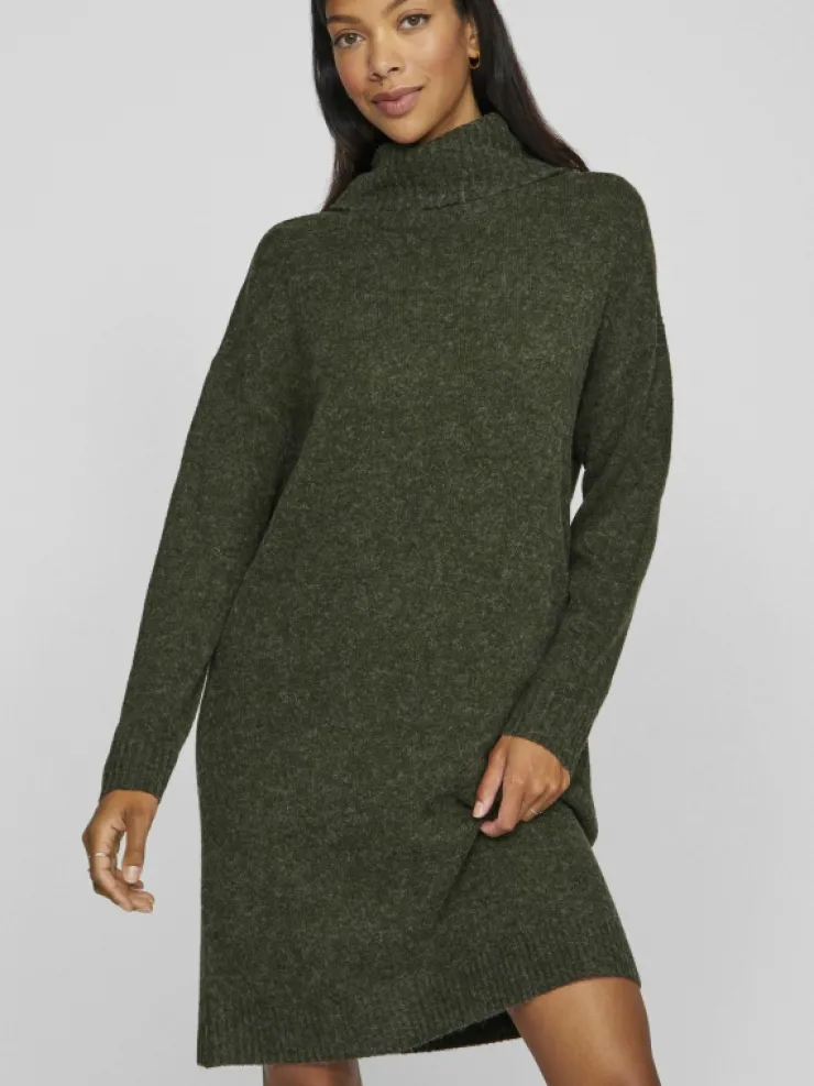 VILA Knitwear | Dresses^ROLL NECK KNITTED DRESS