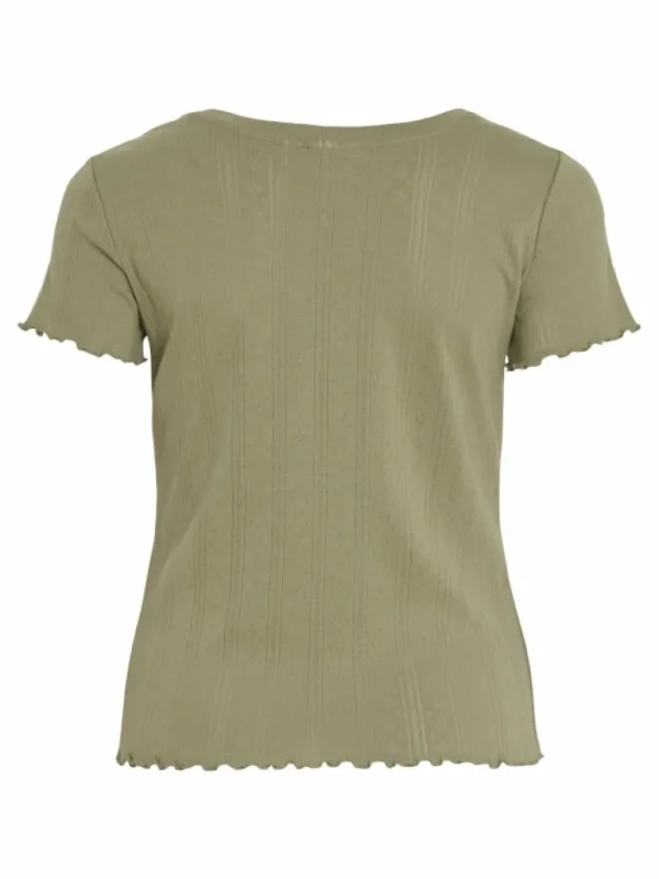 VILA Tops & T-shirts^ROUND NECK SHORT SLEEVED TOP