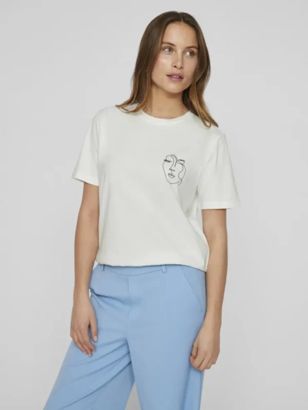 VILA Tops & T-shirts^ROUND NECK T-SHIRT