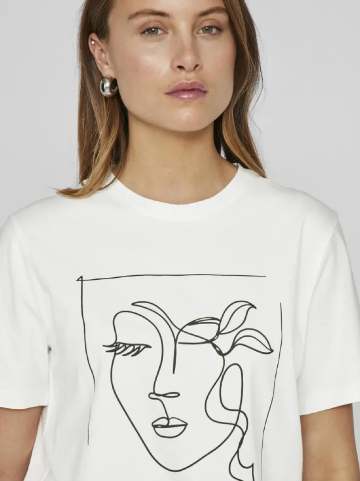 VILA Tops & T-shirts^ROUND NECK T-SHIRT