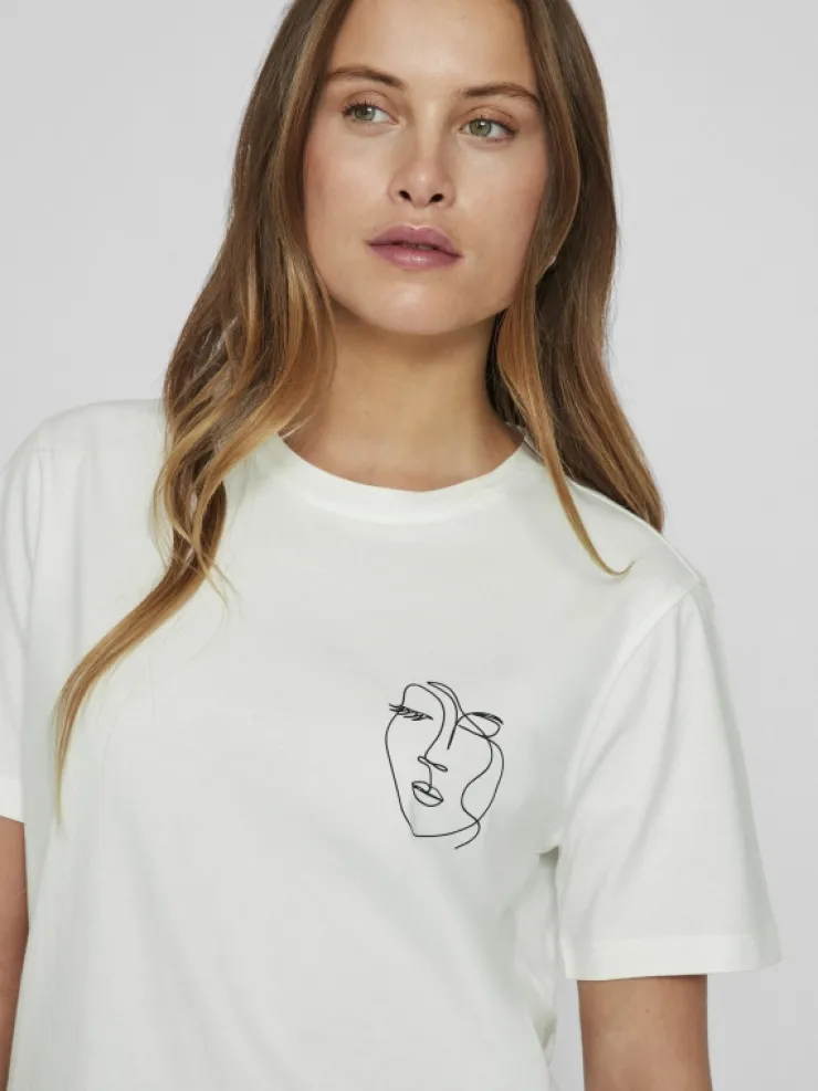 VILA Tops & T-shirts^ROUND NECK T-SHIRT