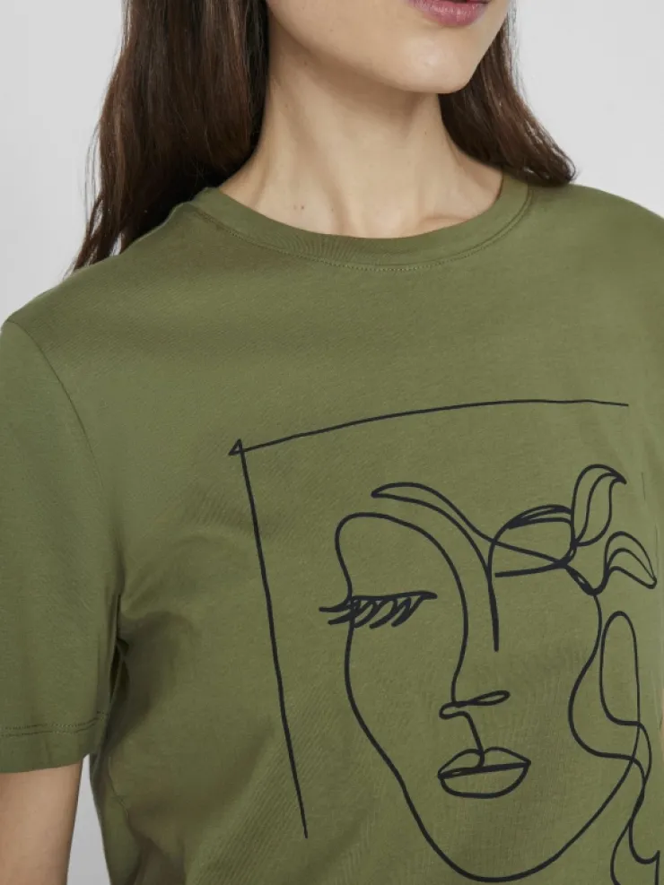 VILA Tops & T-shirts^ROUND NECK T-SHIRT