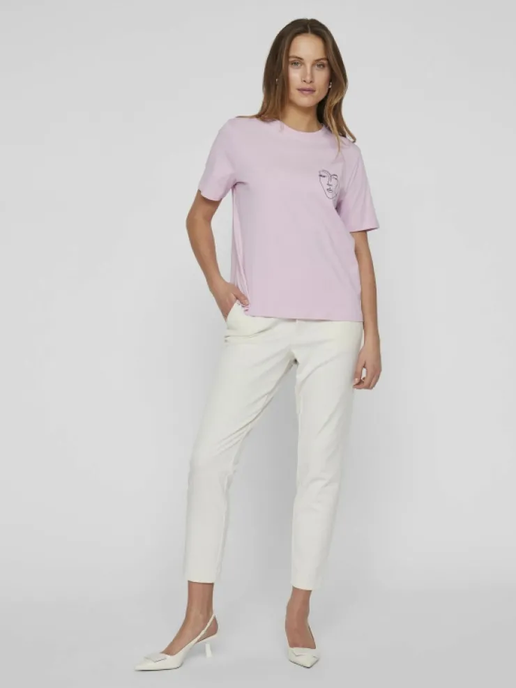 VILA Tops & T-shirts^ROUND NECK T-SHIRT