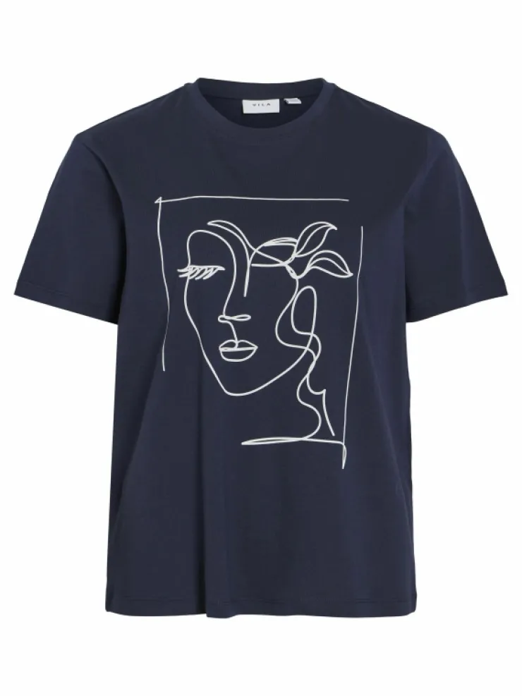 VILA Tops & T-shirts^ROUND NECK T-SHIRT