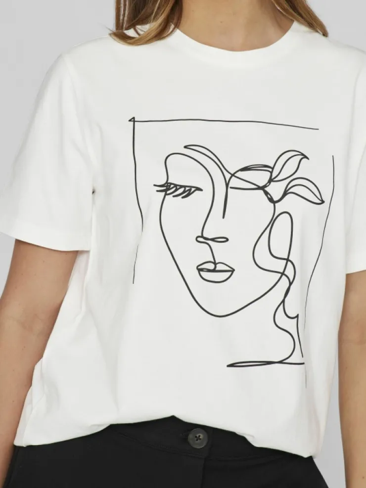 VILA Tops & T-shirts^ROUND NECK T-SHIRT