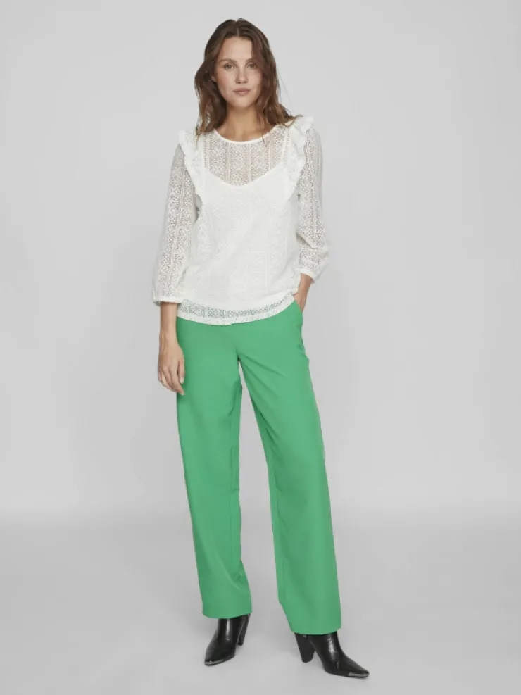 VILA Tops & T-shirts^RUFFLE 3/4 SLEEVED BLOUSE