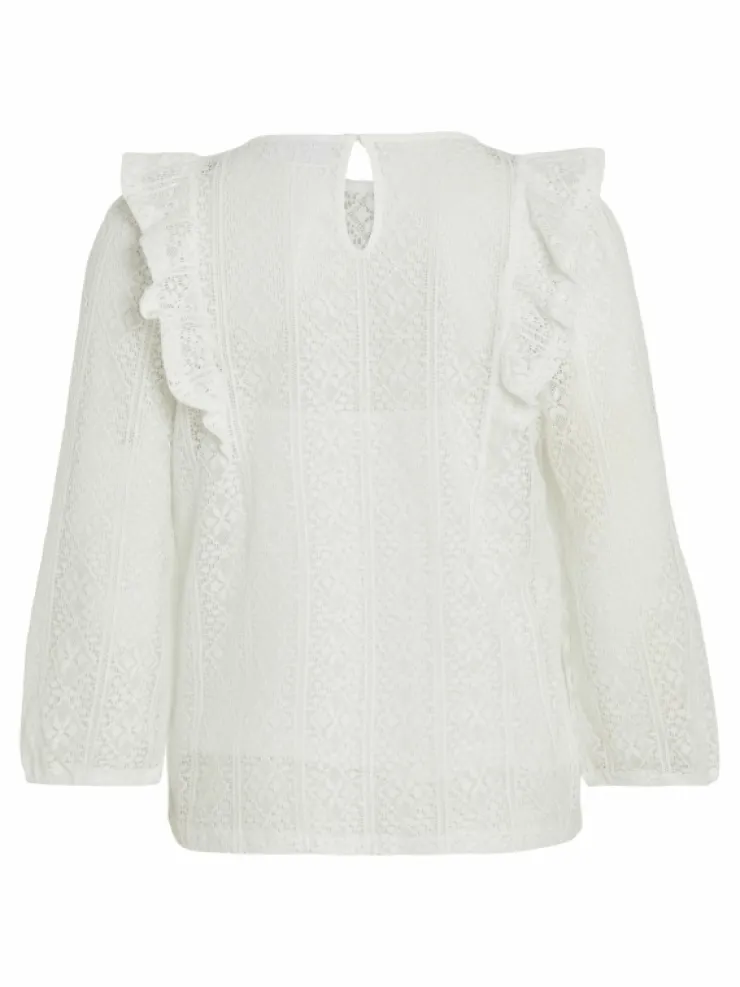 VILA Tops & T-shirts^RUFFLE 3/4 SLEEVED BLOUSE