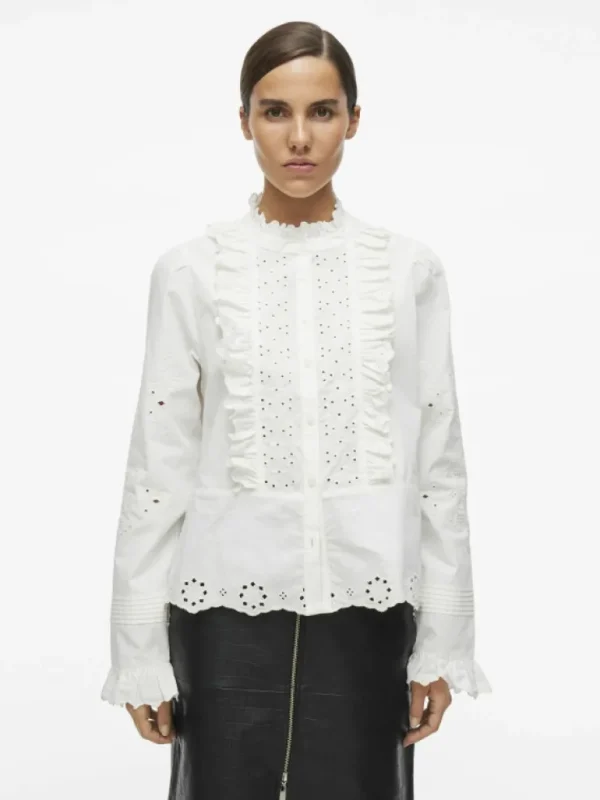 VILA Shirts | Tops & T-shirts^RUFFLE COLLAR SHIRT