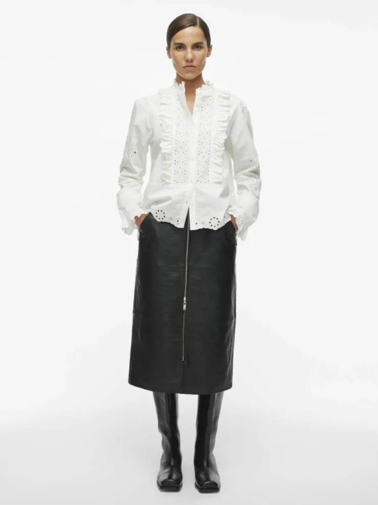 VILA Shirts | Tops & T-shirts^RUFFLE COLLAR SHIRT