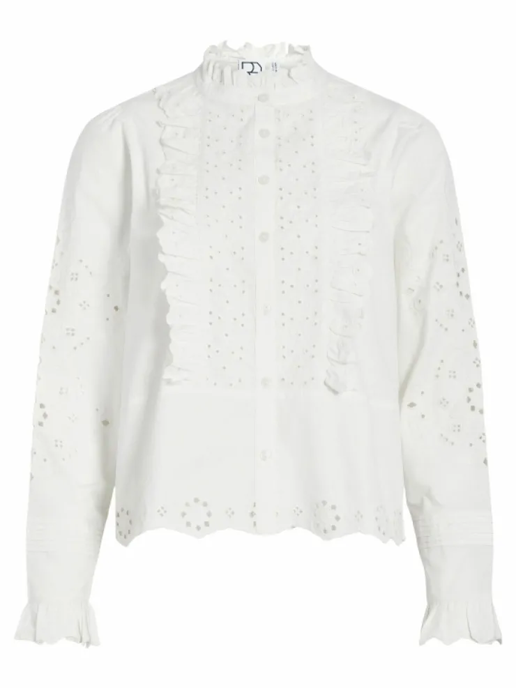 VILA Shirts | Tops & T-shirts^RUFFLE COLLAR SHIRT