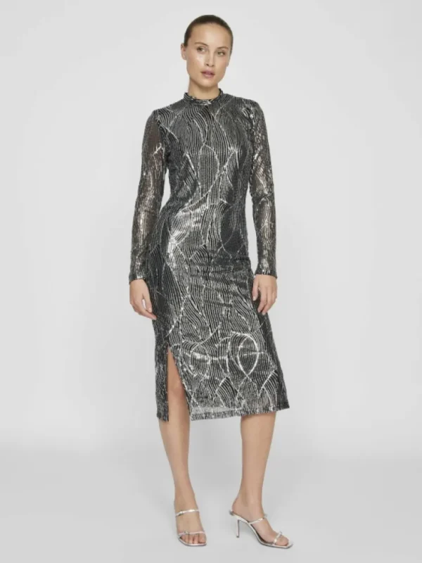 VILA Dresses^SEQUIN MIDI DRESS