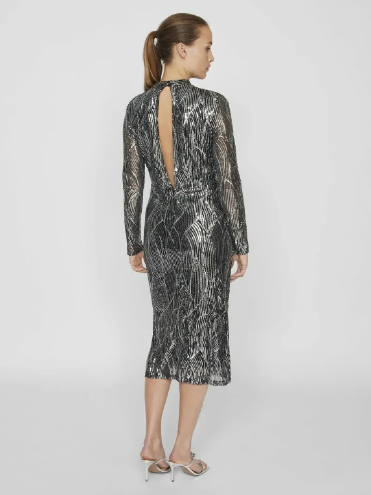 VILA Dresses^SEQUIN MIDI DRESS