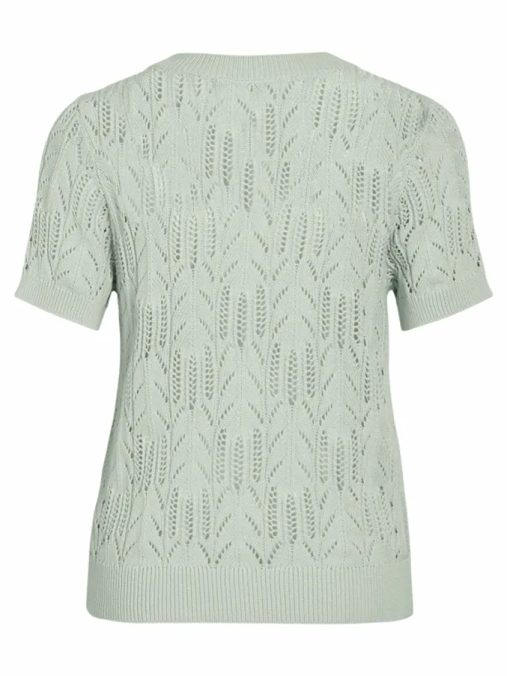 VILA Knitwear | Tops & T-shirts^SHORT SLEEVED KNITTED TOP