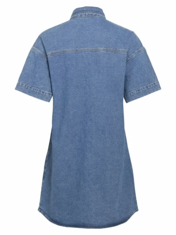 VILA Dresses^SHORT SLEEVED DENIM DRESS