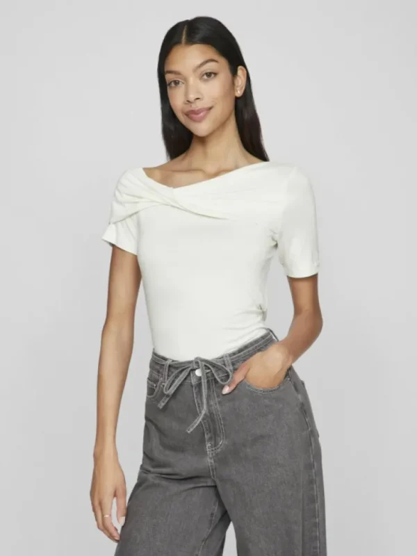 VILA Tops & T-shirts^SHORT SLEEVED TWIST TOP