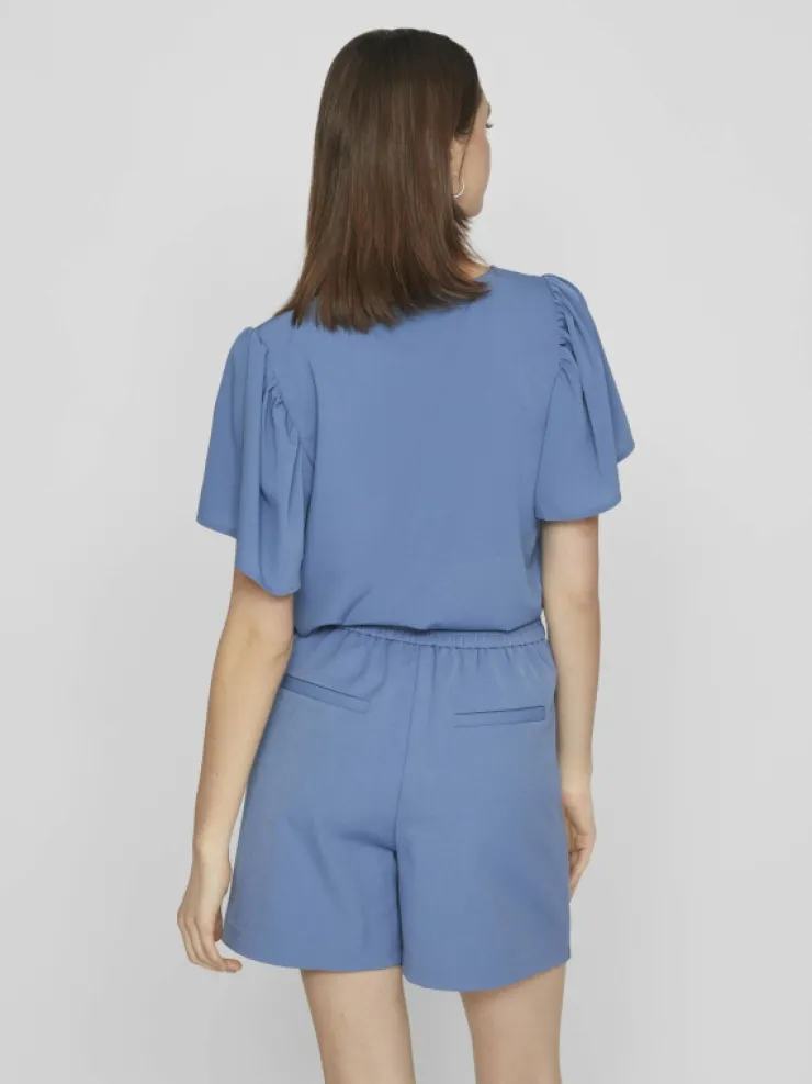 VILA Tops & T-shirts^SHORT SLEEVED V-NECK TOP