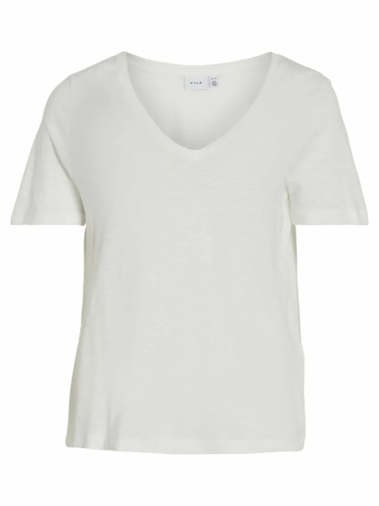 VILA Tops & T-shirts^SHORT SLEEVED V-NECK TOP