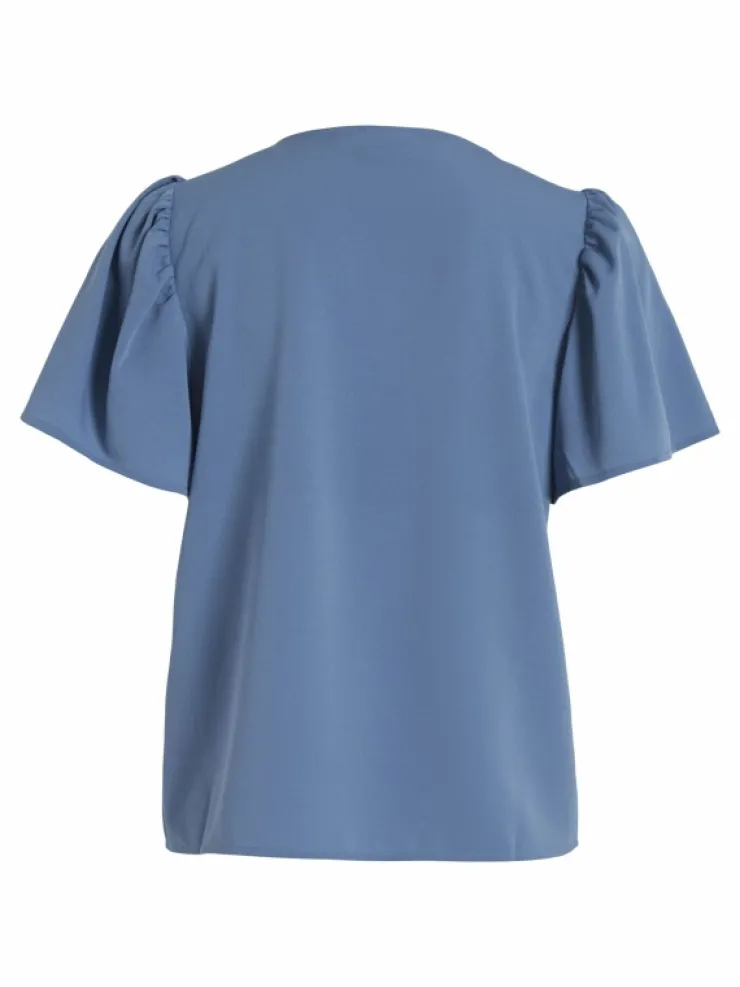 VILA Tops & T-shirts^SHORT SLEEVED V-NECK TOP