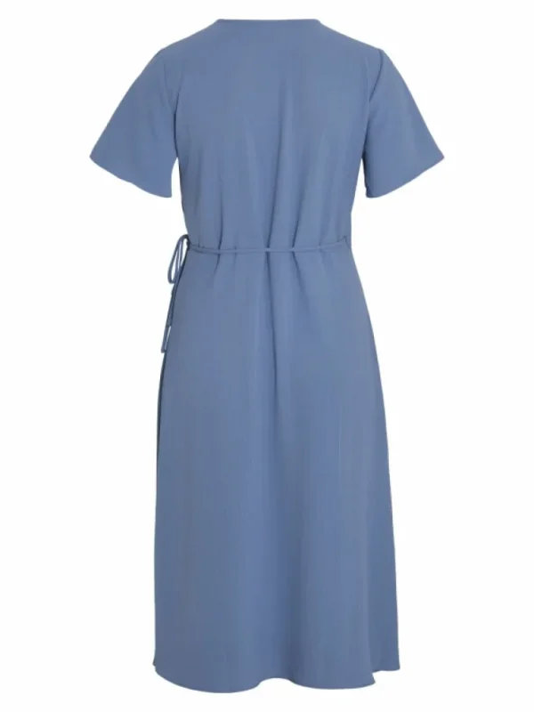 VILA Dresses^SHORT SLEEVED WRAP DRESS
