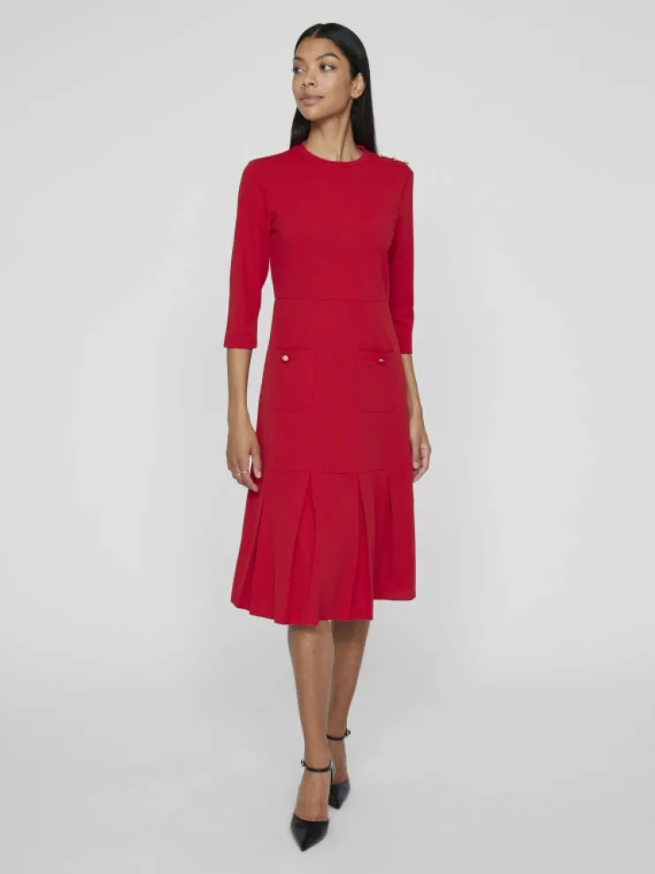 VILA Dresses^3/4 SLEEVED MIDI DRESS