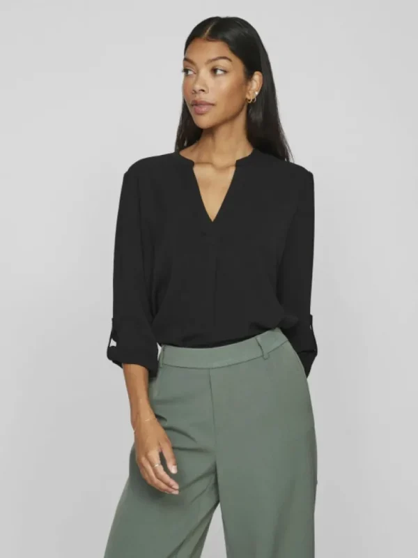VILA Tops & T-shirts^3/4 SLEEVED V-NECK TOP