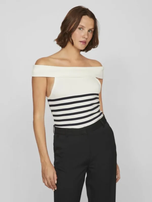 VILA Tops & T-shirts^STRIPED OFF-SHOULDER TOP