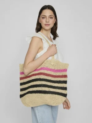 VILA Accessories^STROPED SHOPPER BAG