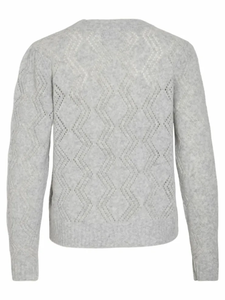 VILA Knitwear^TEXTURED KNITTED PULLOVER