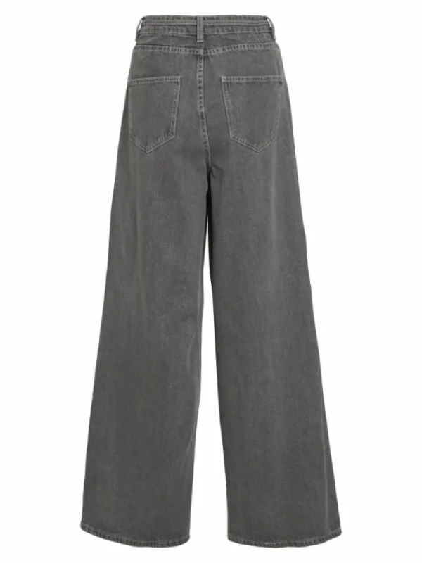 VILA Jeans^TIE BAND HIGH WAISTED JEANS