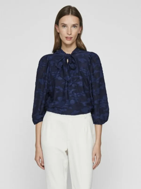 VILA Tops & T-shirts^TIE NECK 3/4 SLEEVED TOP