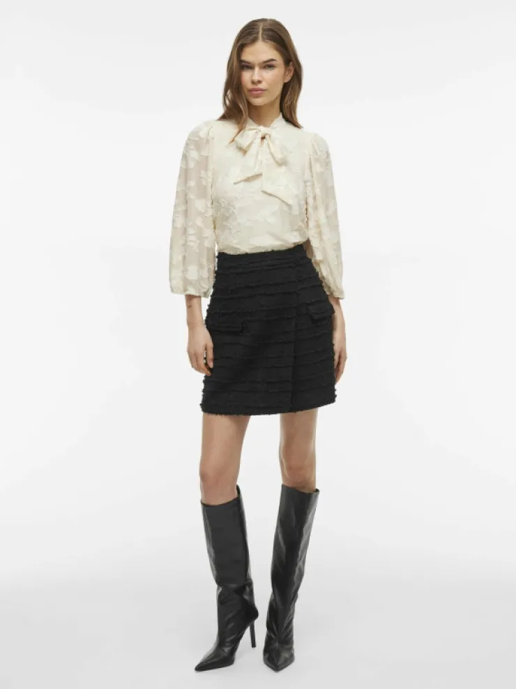 VILA Tops & T-shirts^TIE NECK 3/4 SLEEVED TOP